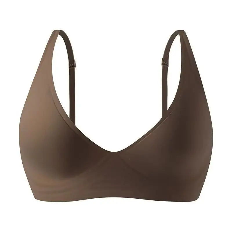 Plus Size Seamless Bra Full Coverage Wireless Comfortable for Large Bust Daily Wear