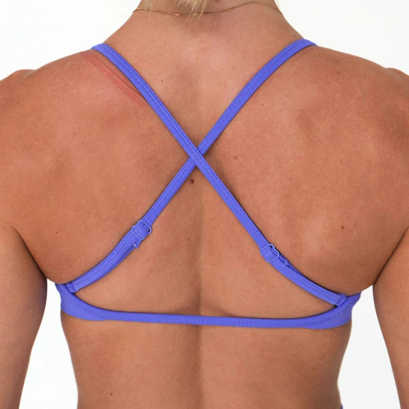 Women's Sports Bras For Running Push Up Seamless Yoga Bra Adjustable Straps Cross Back Fitness Athletic Bra Tops