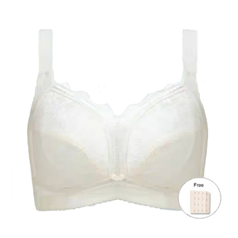 Wireless Minimizer Bras for Women Full Coverage Non Padded Lace Embroidery Underwear Female Lingerie 36 38 40 42 44 46 F G H I J