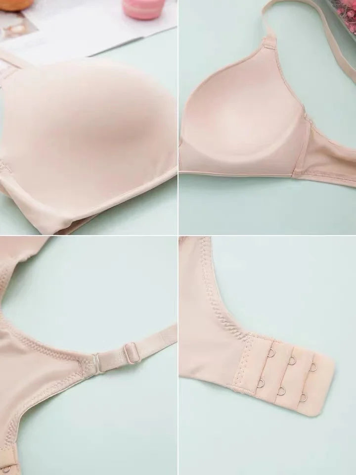 Women's Wirefree Bra Full Coverage Comfort Cotton Modest Soft Breathable Everyday Wear Under Abaya For Muslim Ladies