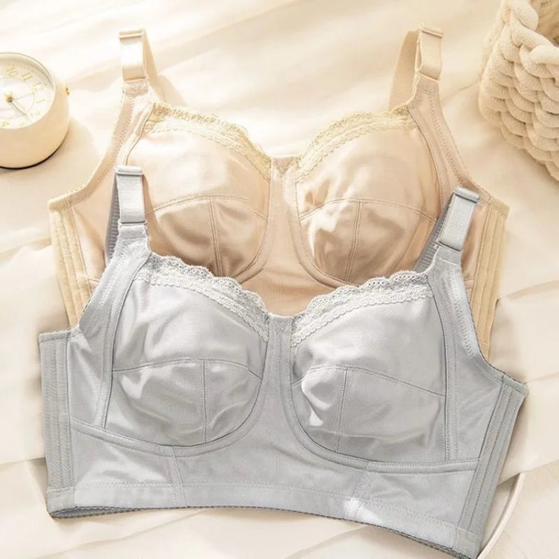 Full Bust Wireless Bra Plus Size Women Full Coverage Minimizer Support Comfort Everyday Non Padded T-Shirt Bra 34-44 BANERDANNI