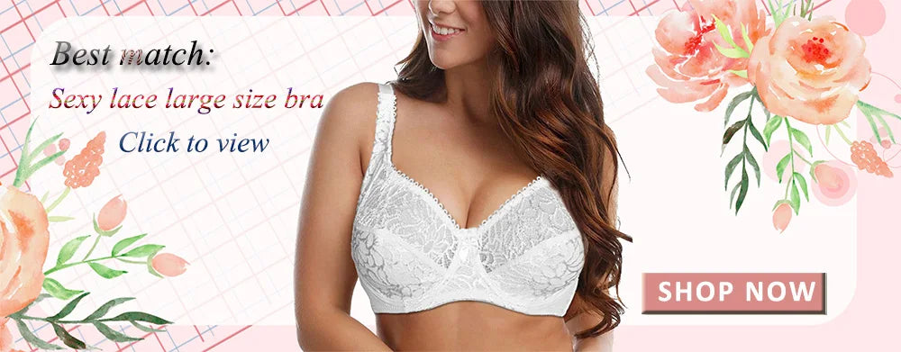 Bras For Womens Lingerie Floral Lace Bra Underwire Brassiere Perspective Plus Size Underwear Female Sexy  BH Tops