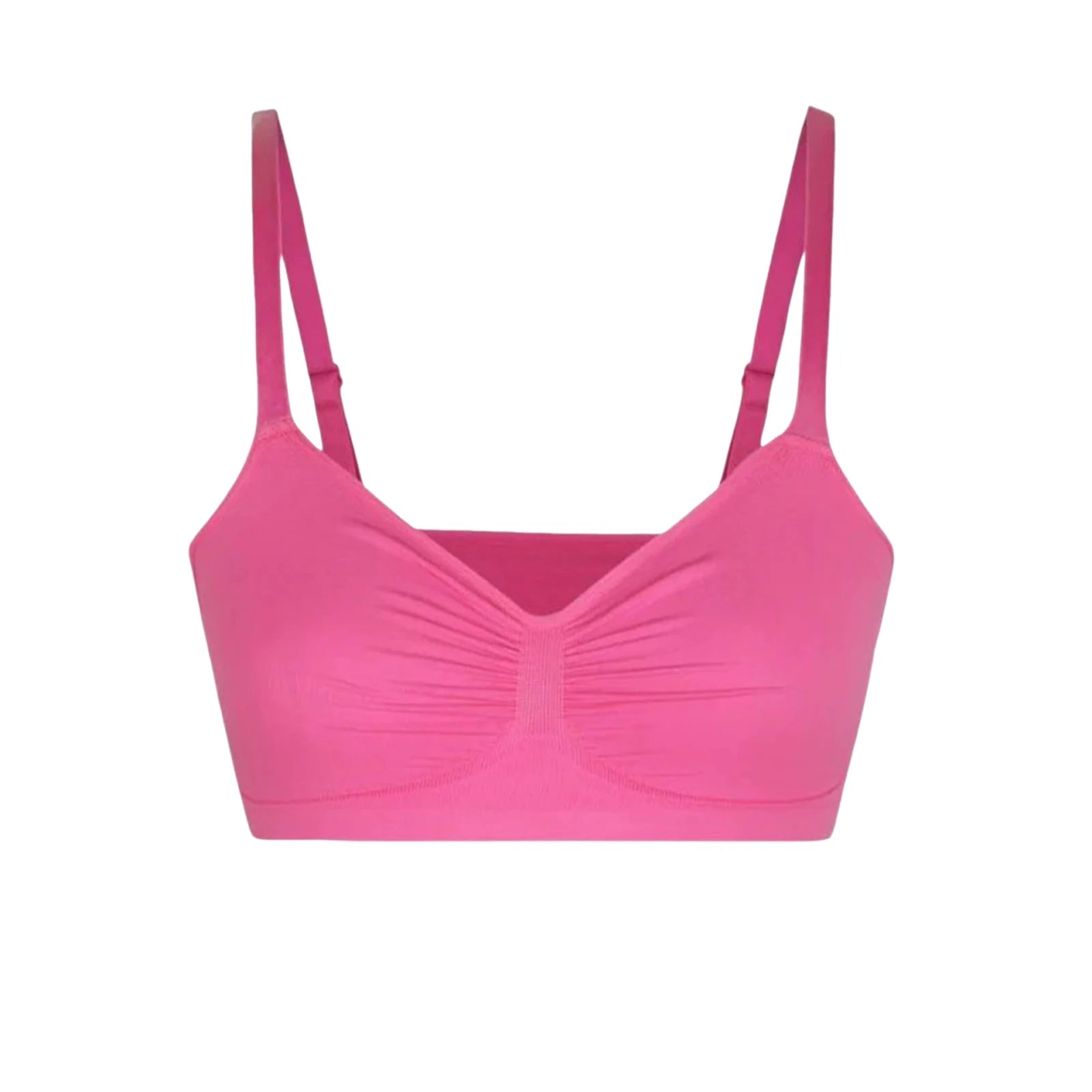 Sports Bras For Women Wireless Soft Workout Bra Full Coverage Push Up Bralettes Seamless Crop Cami Bra For Yoga