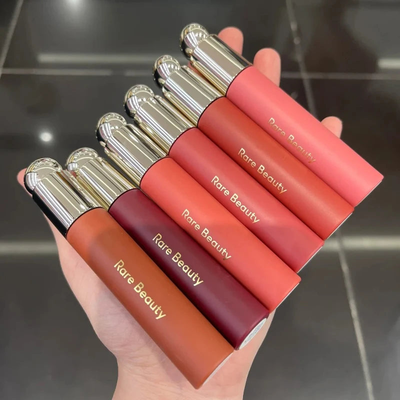 Rare Beauty Liquid Blush Silky and Glides On Smoothly Nature Long Lasting Plump Happy Hope Delight Stained Lipstick Gloss Makeup