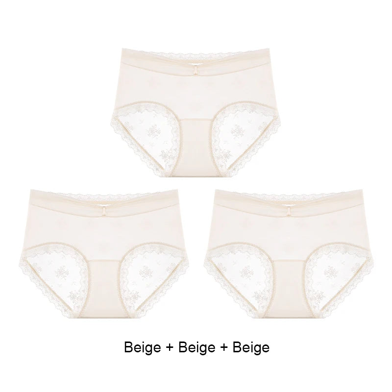 Women's Lingerie Lace Underwear for Women Fashion Women's Panties Set Pack Transparent Linergie Sexy Micro Briefs Lady Seamless