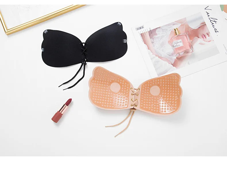 Invisible Strapless Adhesive Stick Bra Strapless Push Up Bras Women Sexy Backless Lingerie Seamless Silicone Bralette Underwear