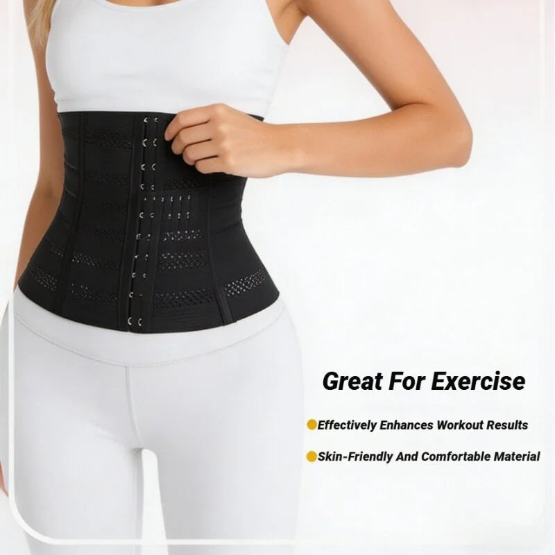 Shapewear Women Corset Waist Trainer Body Shaper Double Tummy Control Slimming Sheath Flat Belly Reductive Belts Sport Girdle