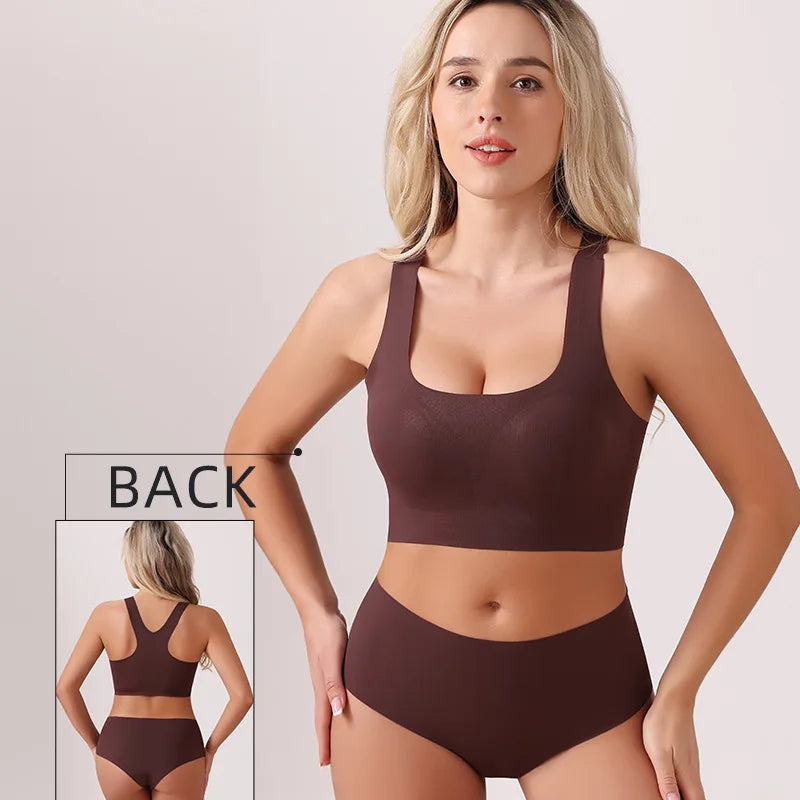 Woman Bras Seamless Wireless Ultra Thin Vest Underwear Top Push Up Summer Bralette Girl Sleep Sports Breathable Bras ﻿