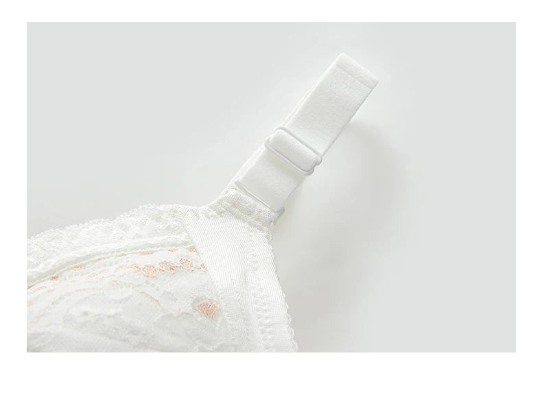 Wire Free Women's Full Coverage Non-Foam Lace Bra 34 36 38 40 42 B C D E F