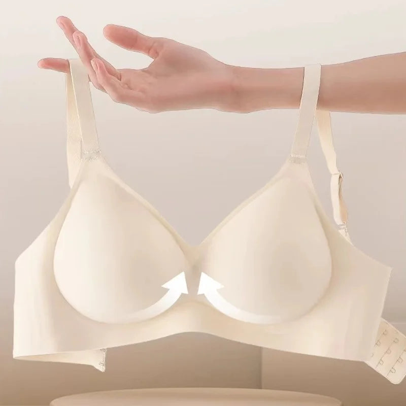 Fashion Seamless Bras Women Comfort Lingerie Padded Sports Tops Underwear Soft Bralette Support Sexy Breathable Bra Intimates