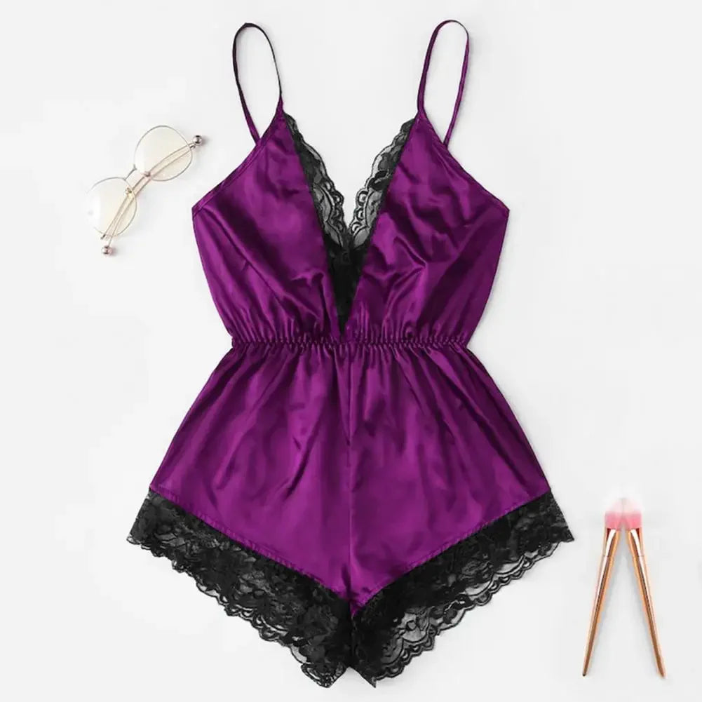 Sexy Lingerie Sleepwear Sling Silky Comfortable Nightwear Womens Silk Satin Sleeveless Robe Kimono Robe Short Bathrobe Pajamas