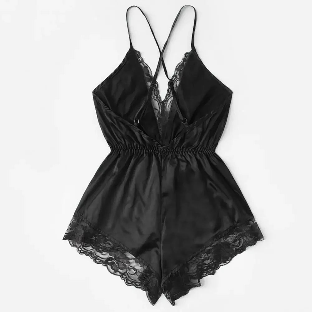 Sexy Lingerie Sleepwear Sling Silky Comfortable Nightwear Womens Silk Satin Sleeveless Robe Kimono Robe Short Bathrobe Pajamas