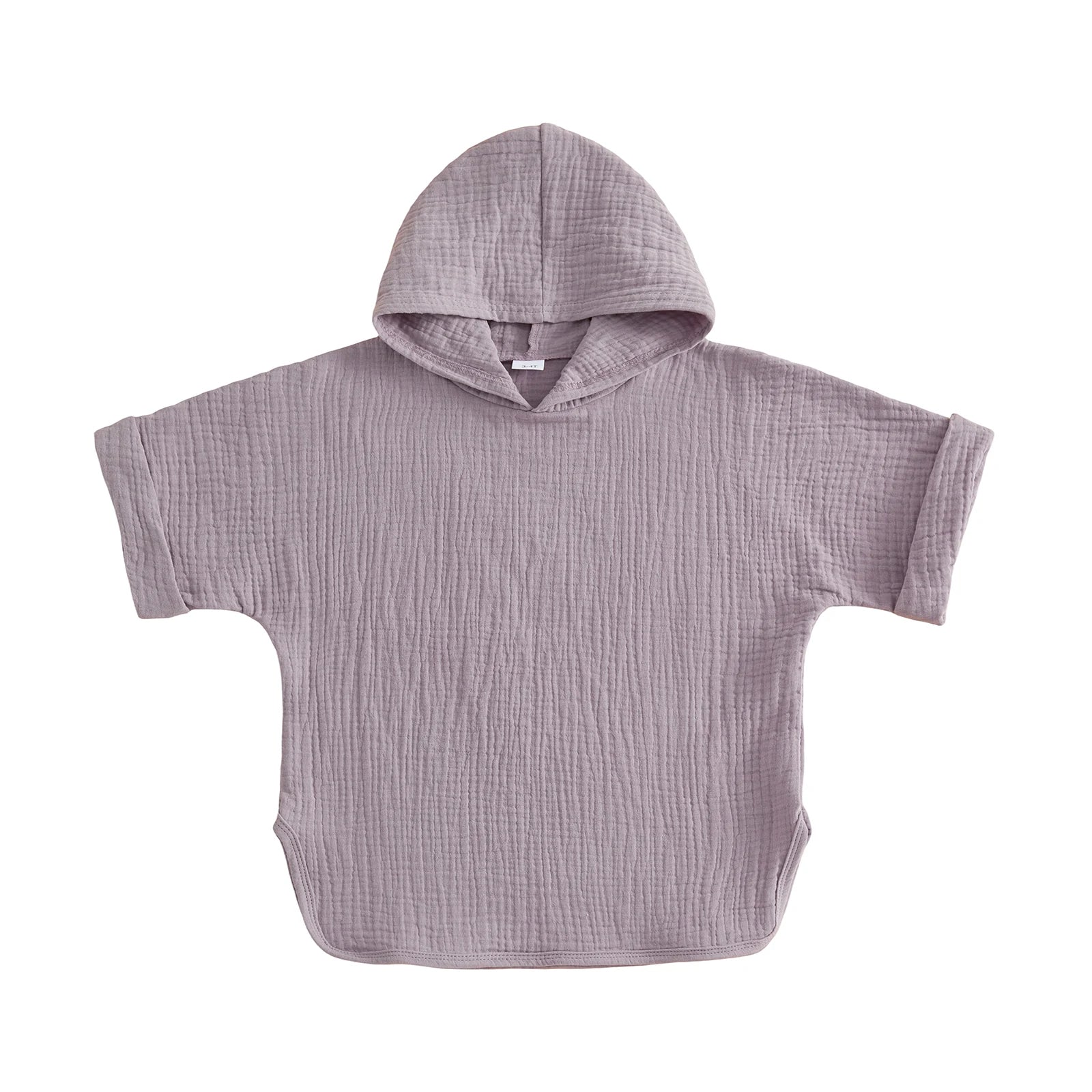 Kids Girls Boys Swim Cover-up, Toddler Hooded Bath Towel Solid Color Beach Clothes