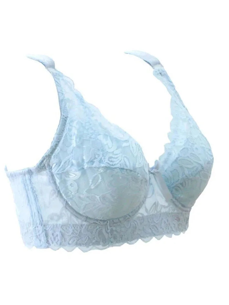 Bralette Women Lace Bra Thin Underwire Push Up Bra Underwear Sexy Lingerie Brassiere Embroidery