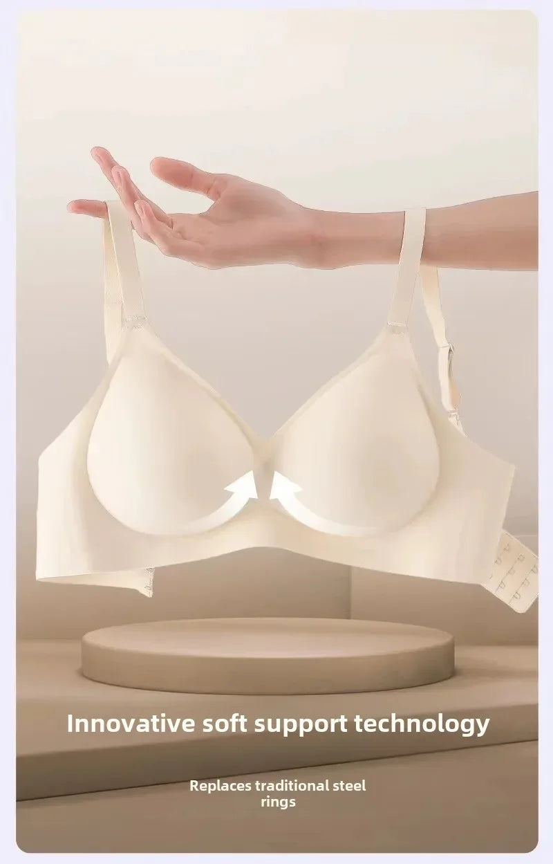 Fashion Seamless Bras Women Comfort Lingerie Padded Sports Tops Underwear Soft Bralette Support Sexy Breathable Bra Intimates