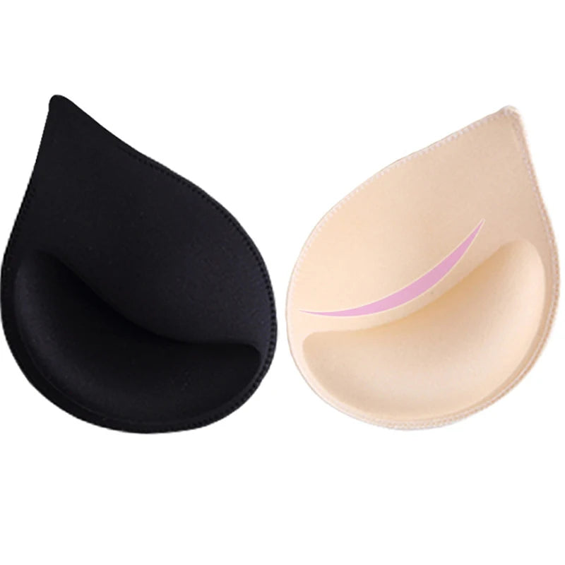 1-3 Pairs Woman Plunge Swimsuit Padded Set Sponge Thick  Foam Push Up Enhancer Chest Cup Bikini Inserts Bra Pad