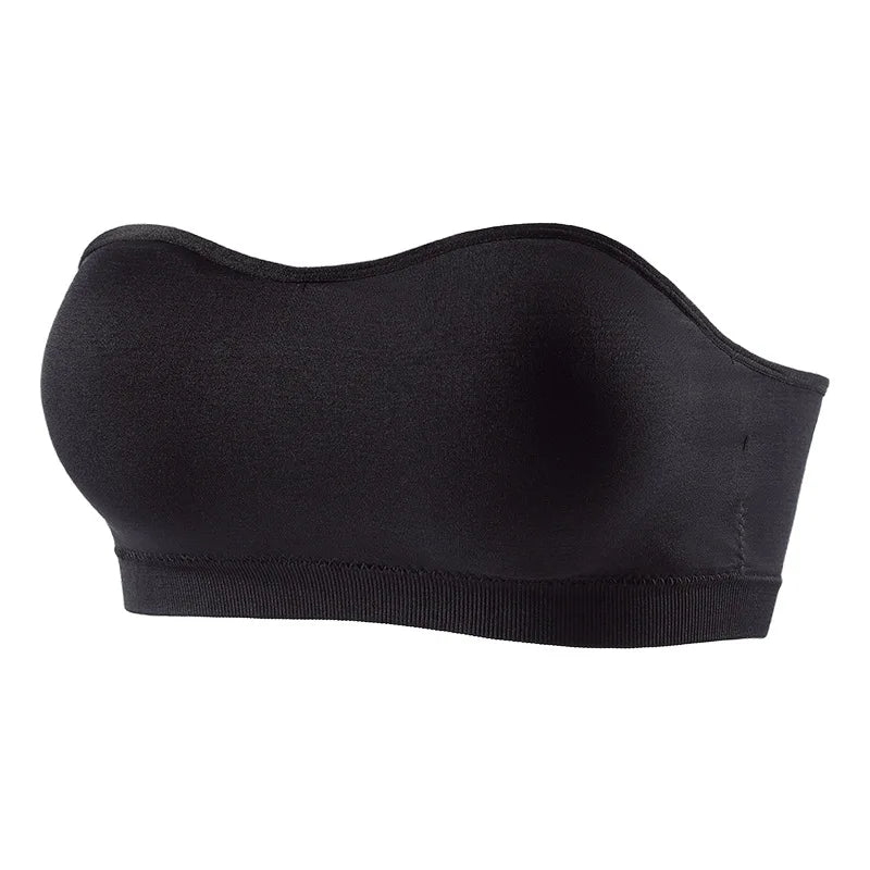 Strapless Push Up Bra For Women Wireless Removable Pad Invisible Daily Brassiere Underwear Seamless Backless Bandeau Bralette