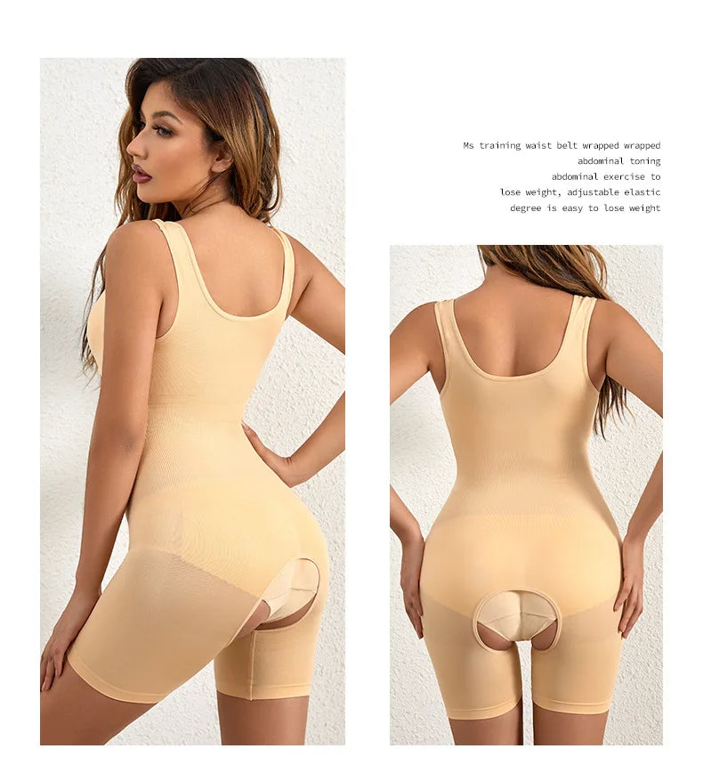 Shapewear Women's Postpartum Waist and Belly Shapewear Open-file Large-size Beauty Tight-fitting Chest Support Shapewear