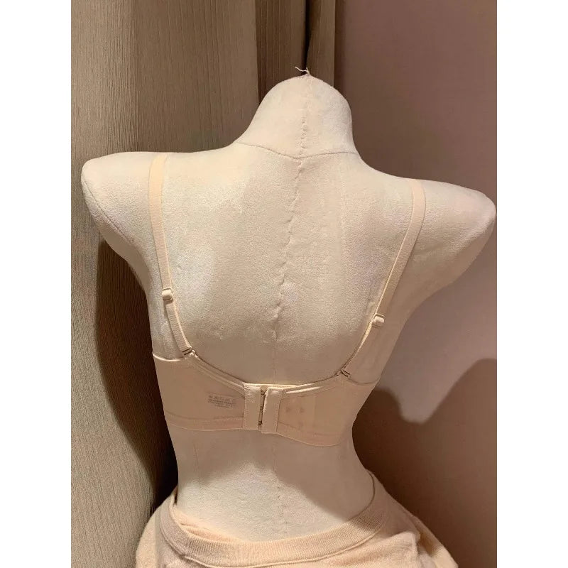 Sexy Lace Push Up Bra for Women Wireless Demi Padded Unlined Underwire Free Anti Gravity Lift Gather Small Chest Bras 32-38