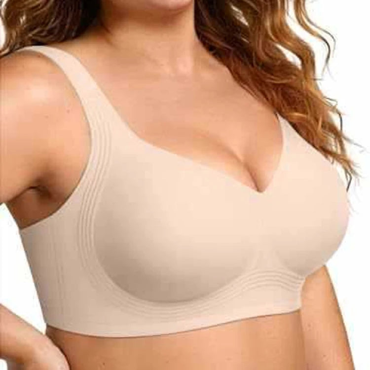 Wireless Seamless Women's Bra, Removable Pads Breathable Bralette,Soft Comfort Fit,Ideal for Daily Casual Outfits&Sleep Wear