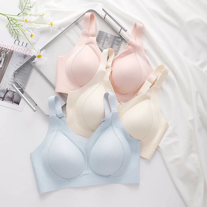 Push-up Bras High Quality Women's Bras Unwired Bra for Woman Sexy Lingerie Sporty Woman Top Plus Size Bra Sports Seamless Ladies