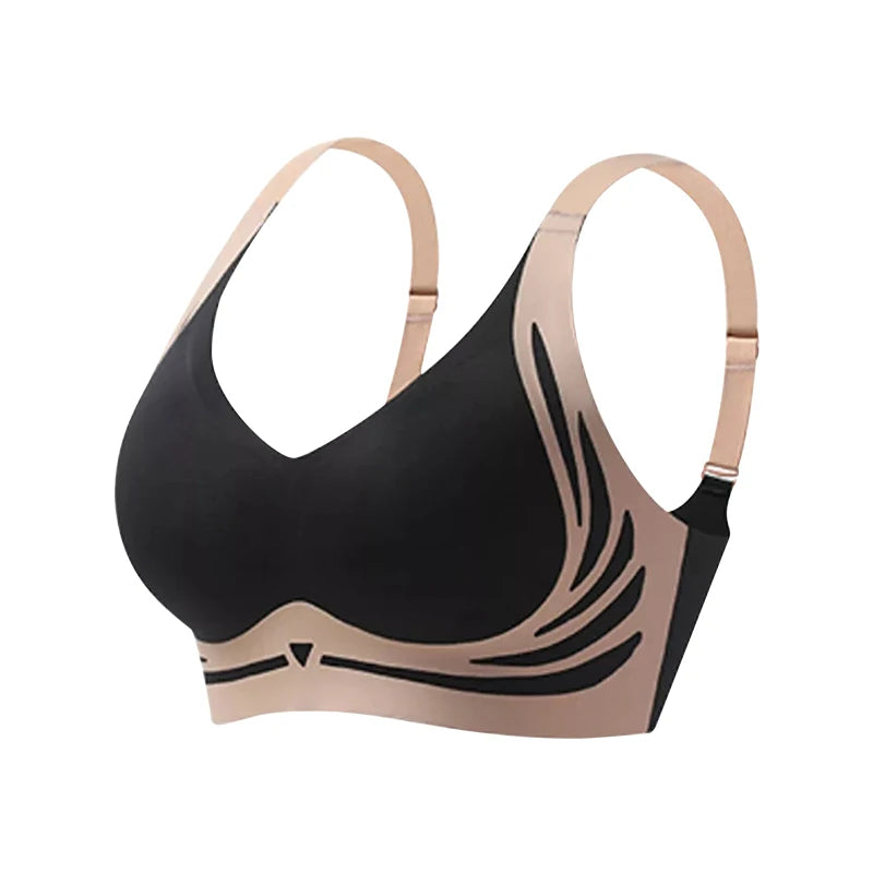 Push-Up Bras For Women Anti-sagging Lift-Up Bra Non-wired Brassiere Seamless Lift-up Yoga Fitness Sleep Vest Sports Brassiere