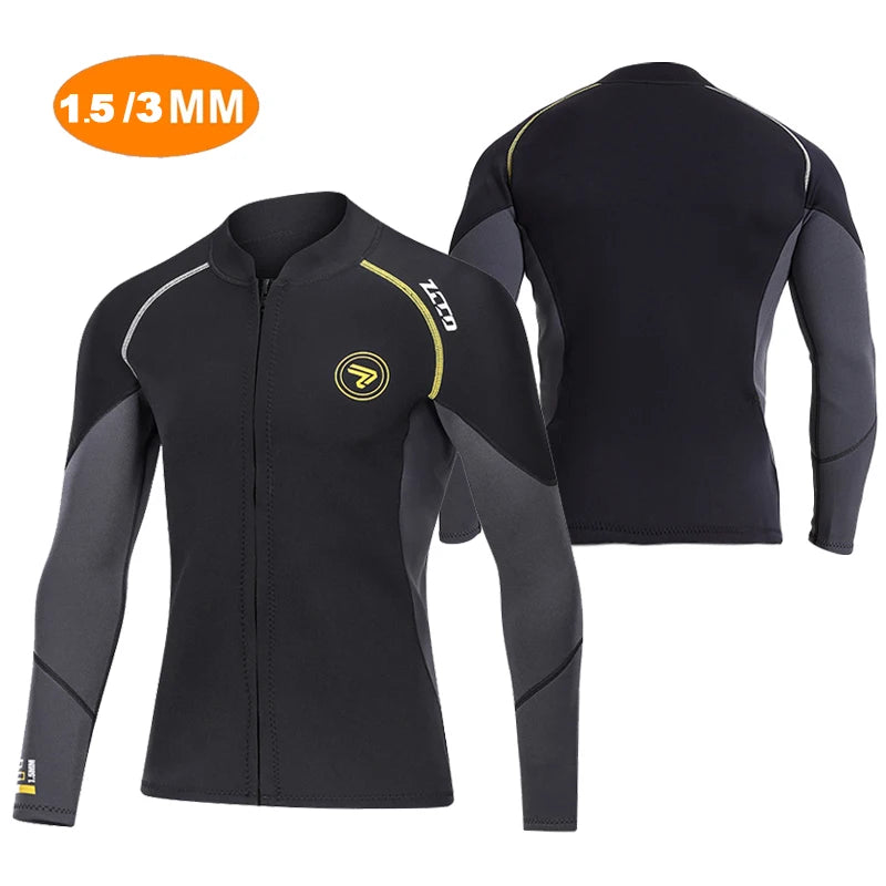 1.5mm/3mm Wetsuits Surf Suits for Men Premium Neoprene Pant Top One-Piece Swimsuits for Scuba Diving Snorkeling Surfing Wet Suit