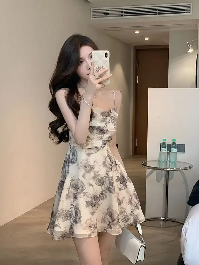 Slip Woman Dress Mini Sundress Off Shoulder Clothes Dresses for Women 2025 Beach Short Promotion Cheap Casual Retro New in X Y2k