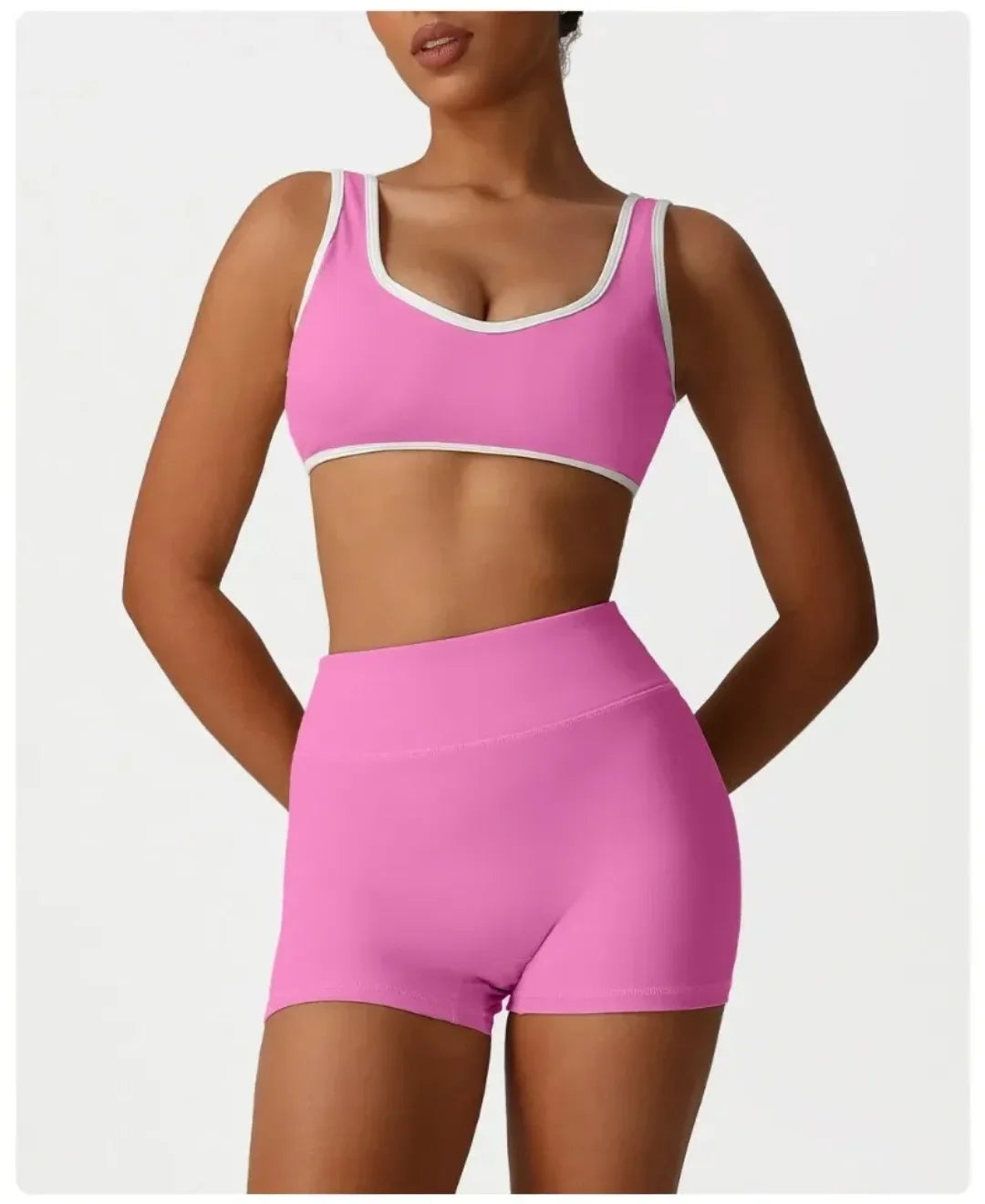 Backless Yoga Bra Quick Drying Shock-proof Fitness Sports Bra High Waist Butt Lifting Flared Pants Casual Workout Gym Yoga Bra