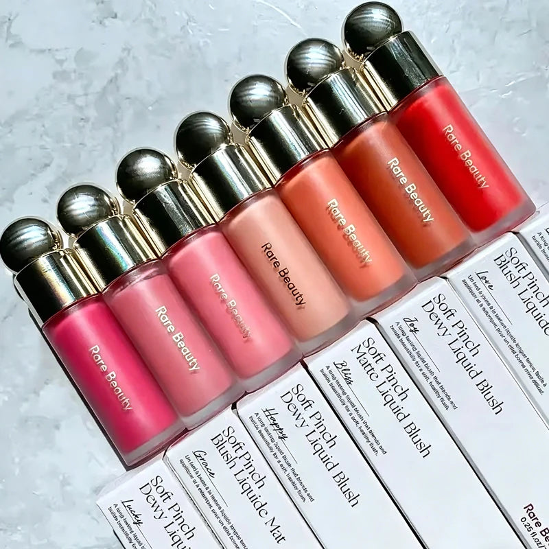 Rare Beauty Liquid Blush Lipstick Eyes Cheek Blusher Waterproof Mositure Face Contour Shadow Liquid Lip Gloss Rouge Plump Makeup
