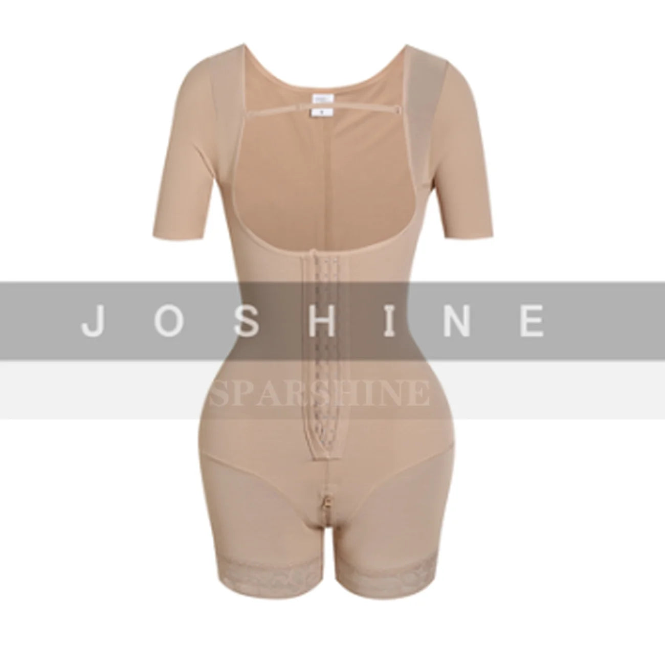 Body Shaping and Abdominal Compression Shapewear Sleeved Body Jumpsuit Fajas Sexy Tummy Control Hip Lifting Shapwear for Women