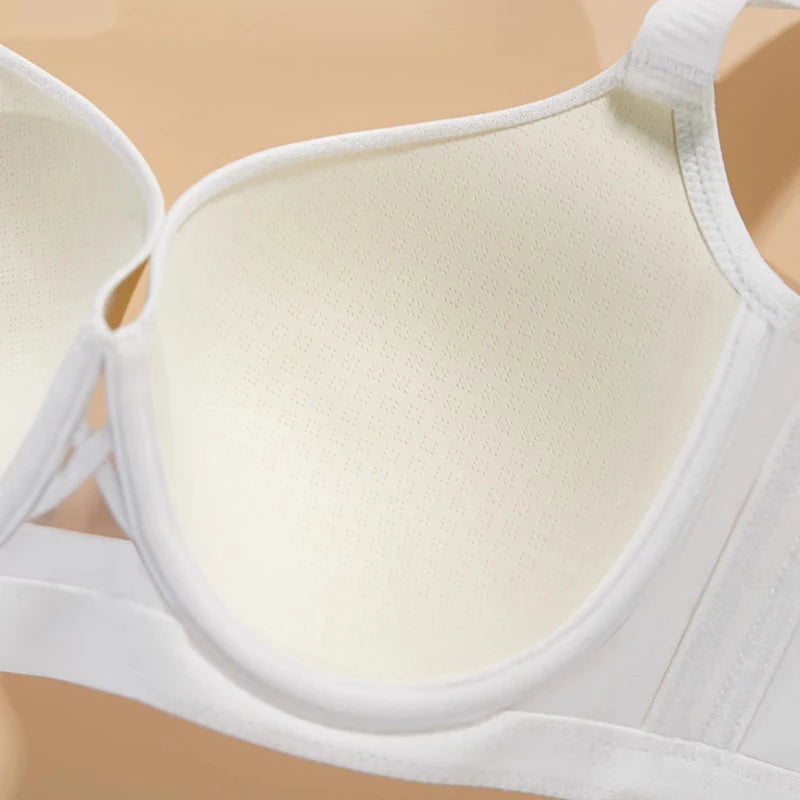 Minimizer Bra For Women Modeled Cup Sexy Push Up Underwire Glossy Fabric Lingerie 32 34 36 38 40 42 44 B C D E F G