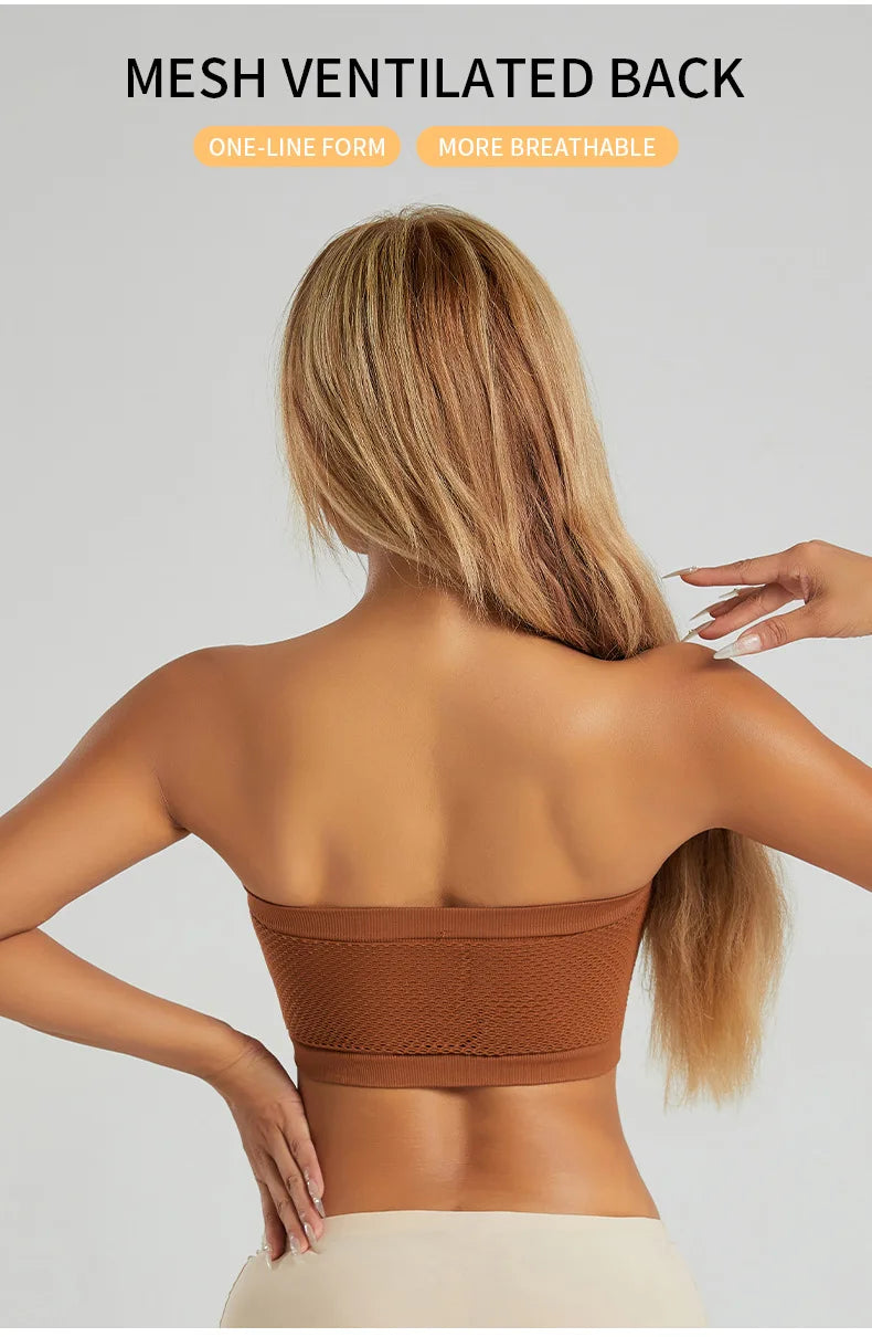 Strapless Bras For Women No Underwire Seamless Bralettes For Women Wireless Bra Soft Support Everyday T Shirt Bras Strapless Top