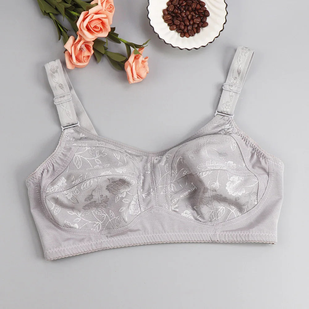 BCHRAYIUP Ladies Full Coverage Non-Wired Non Padded Bra Minimizer Comfort Soft Cup Bras 36 38 40 42 44 46 48 50 AA A B C D