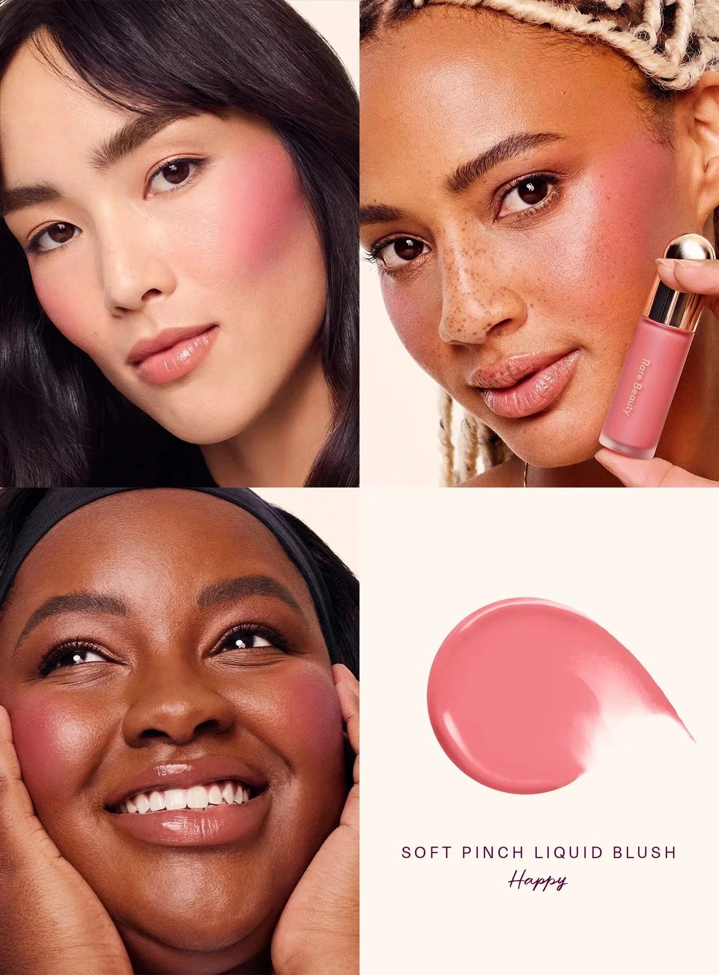 Rare Beauty Happy Sol Always Sunny Bronze contour stick Smooth Natural Smudge-proof Long-lasting Lip Gloss Plumping Maquillaje