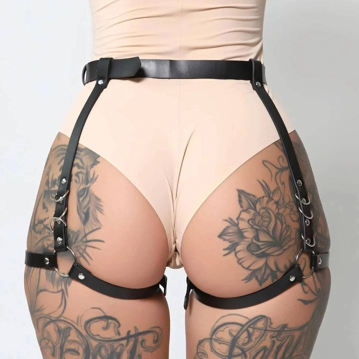 Women Sexy Harness Belt Leather Body Harness BDSM Bondage Lingerie Sexual Outfit Garter Belt Fetish Erotic Gothic Sex Costume