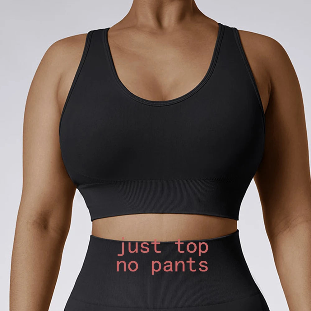 Women Yoga Bras Sexy Backless Sports Top Women Shockproof Breathable Underwear Bra Sports Top For Women Fitness Gym Top