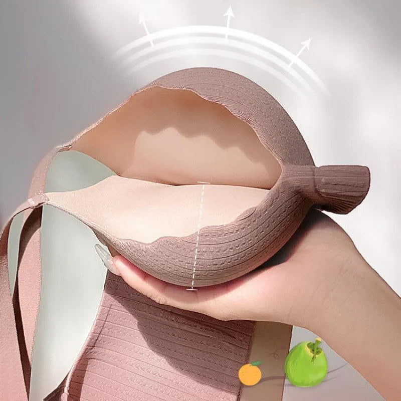 Ultra Thick 6CM Push up Bra for Small Chest Padded No Steel Ring Comfortable Sexy Lift Lingerie Flat Chest Women