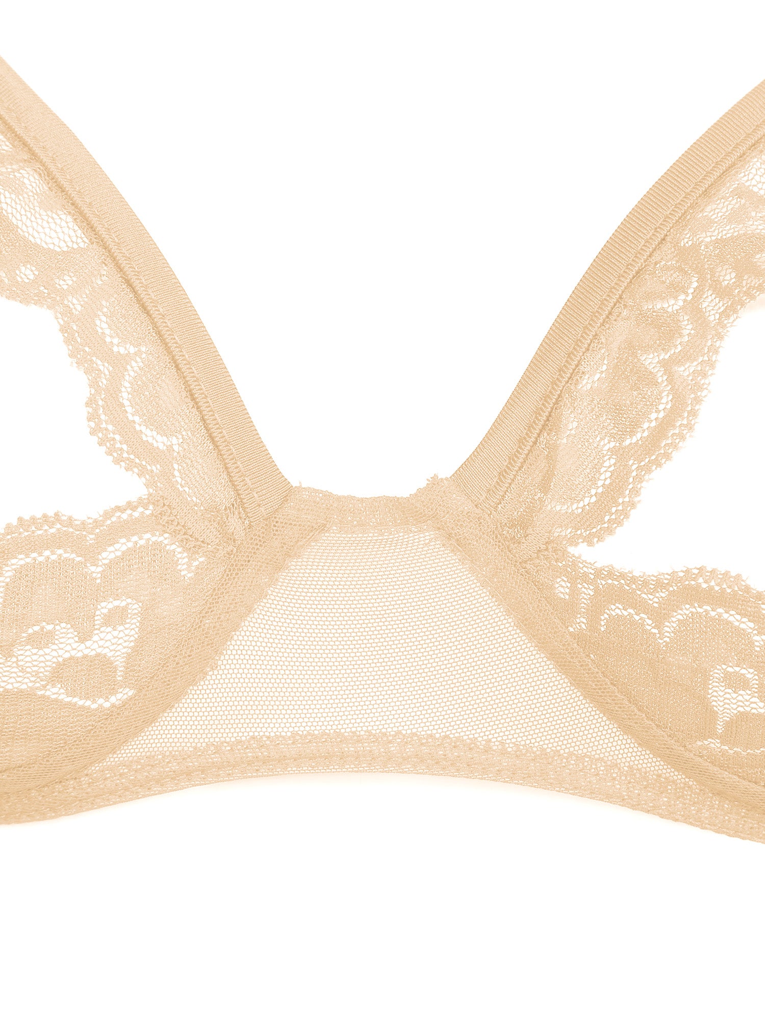 Women Nipple Exposed Bra Sexy Open Cup Lace Lingerie Exotic Brassiere Nightclub See-through Bralette Wire-free Unlined Bra Top