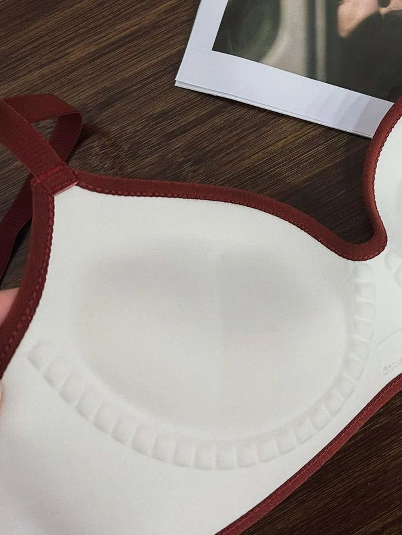 Sweet and edgy striped sexy lady fashion bra for petite busts with comfort