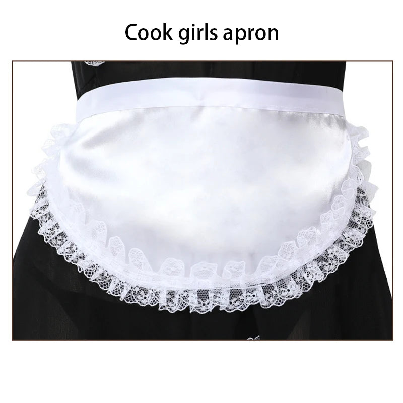 Sexy Lingerie Women Cosplay Bra Set Hot Erotic Servant Lolita Costumes French Apron Maid Dress Porn Uniform Teddy Underwear Set