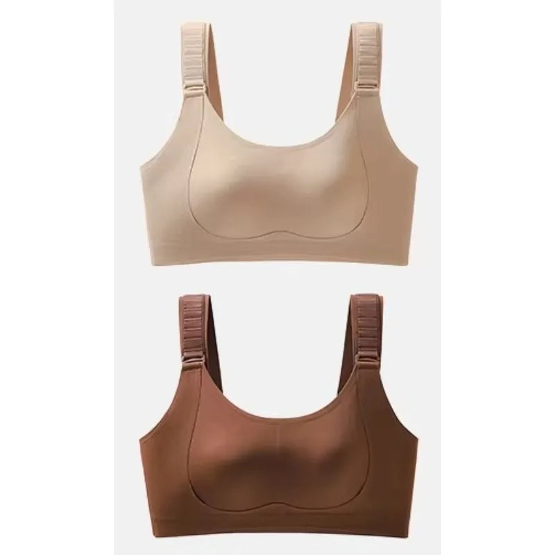 Demand Women's Full Coverage Minimizer Bras Lift Breast Retracting Anti Sagging Seamless No Mark M -3XL for Daily Wear Sleeping
