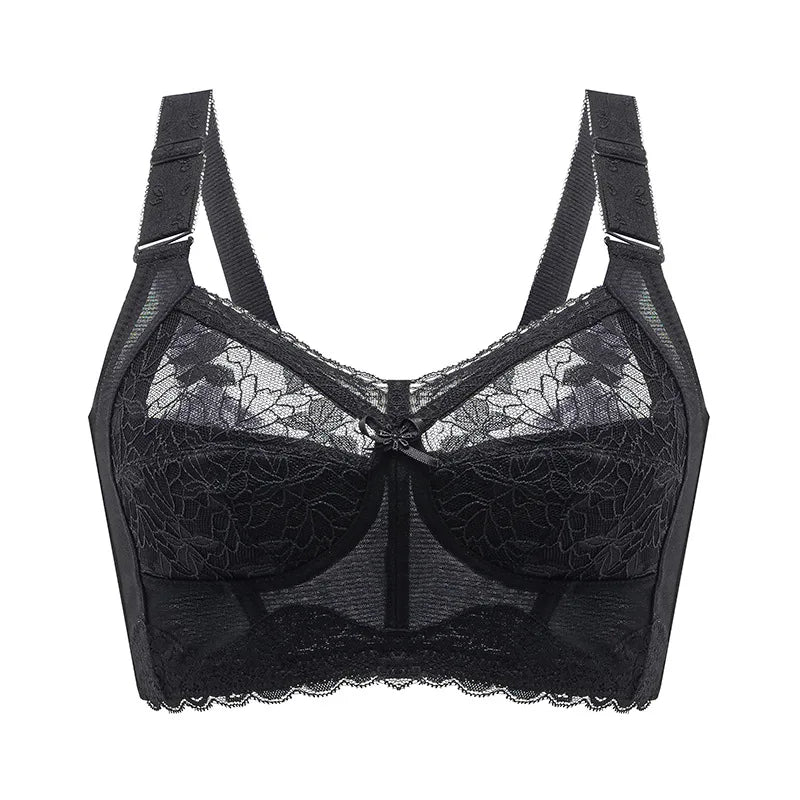 Wireless Large Size Lifting & Supportive Bra for Women Anti-Sag Adjustable Slimming Comfort 75 80 85 90 95 B C D E F