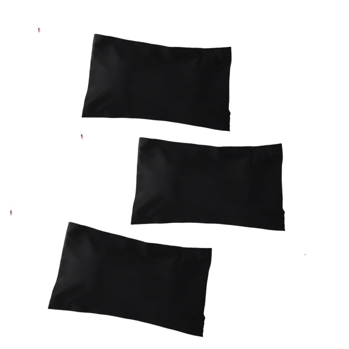 3Pcs/Set Strapless Bra Ice Silk Tube Tops Women Seamless Underwear Invisible Wrapped Chest Female Backless Bra Intimates