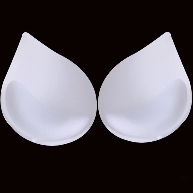 1-3 Pairs Woman Plunge Swimsuit Padded Set Sponge Thick  Foam Push Up Enhancer Chest Cup Bikini Inserts Bra Pad
