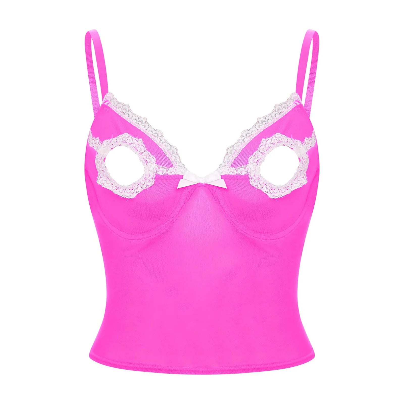 Women Bare Breast Exposed Cut Out Lace Bra Exotic Lingerie Porno Open Cup Bra Hollow Out Pad-free Underwired Brassier Vest Tops