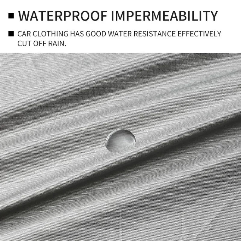 Universal Full Car Cover Portable Outdoor Waterproof UV Protection Anti-Scratch Resistant Car Clothing Auto Dust Cover Accessory