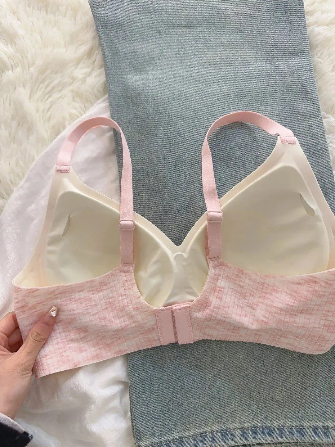 Super Push Up Bra Small Chest to C Cup Seamless Wireless Soft Support Anti-Sagging Youth Comfort Enhancer Lingerie Daily Wear