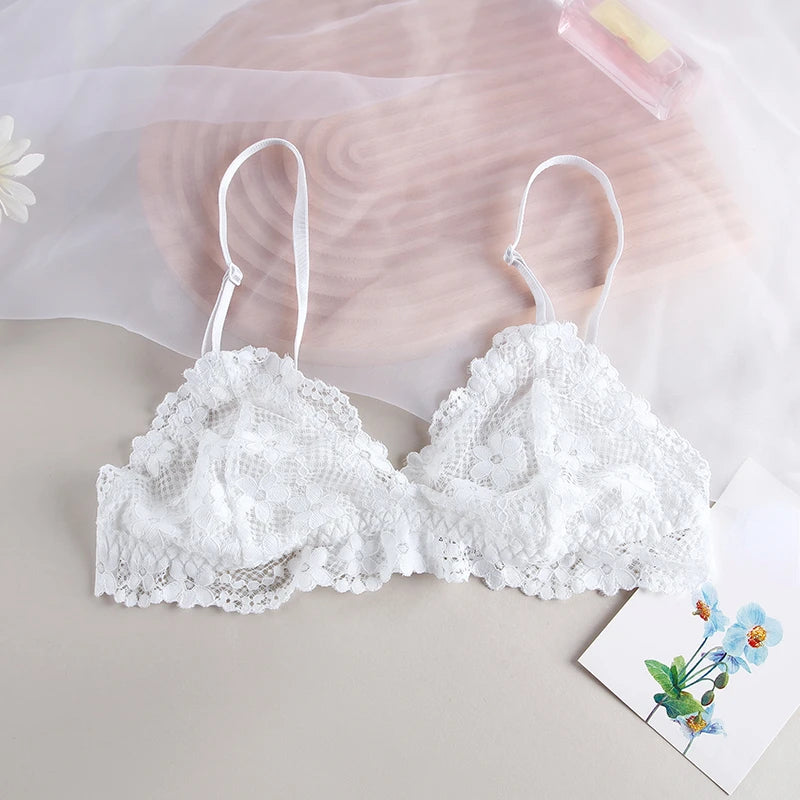 1Pcs Lace Bra For Woman Thin Transparent Sexy Underwear Female Lingerie Women's Bralette For Ladies 2023 NEW SALE