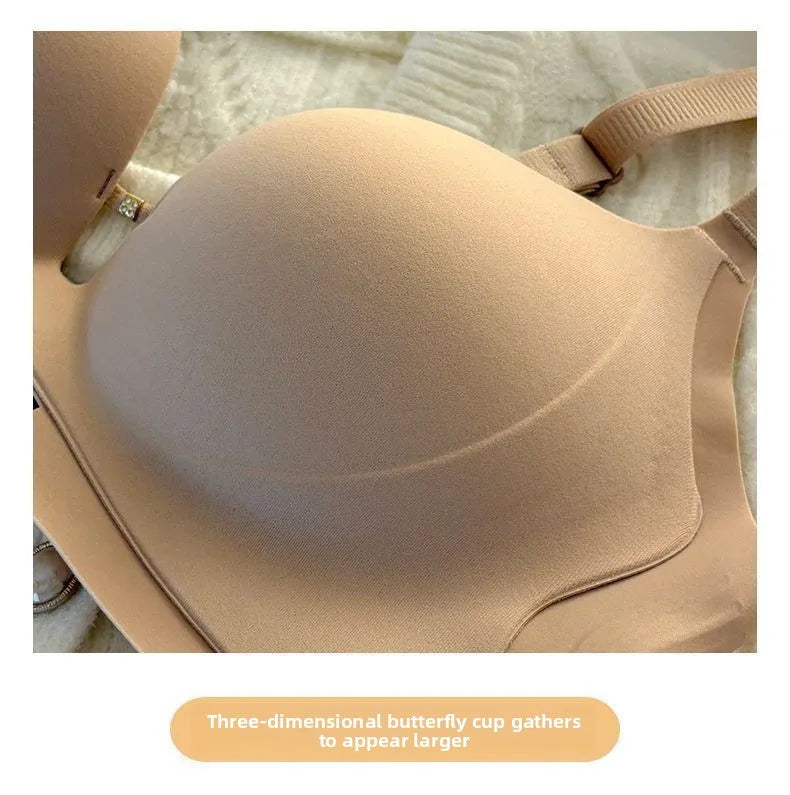 Push Up Bras for Small Chest  Invisible Skin Tone Plunge Bra with Lift No Show Coverage Comfortable Minimizer Strapless Adhesive